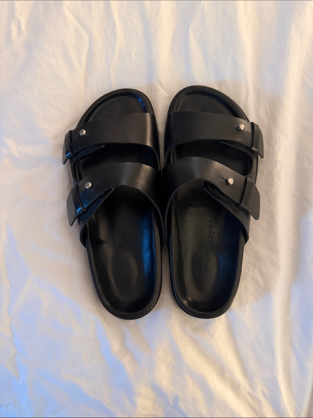 Jenni Kayne Black Slip-On Women's Sandals